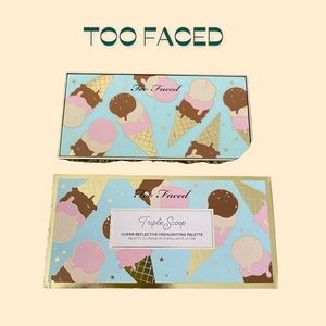 TOO FACED // LIMITED EDITION TRIPLE SCOOP HIGHLIGHT PALLET